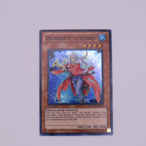 Yu-Gi-Oh! 1st Edition Spellbreaker of the Ice Barrier card