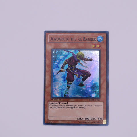 Yu-Gi-Oh! 1st Edition Dewdark of the Ice Barrier card