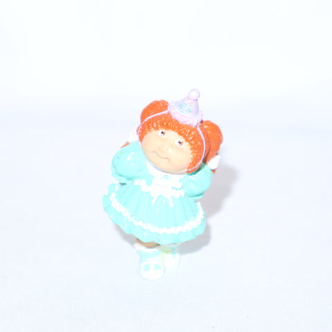 Cabbage Patch Kids Birthday Girl w/ Present, Teal Dress & Red Hair
