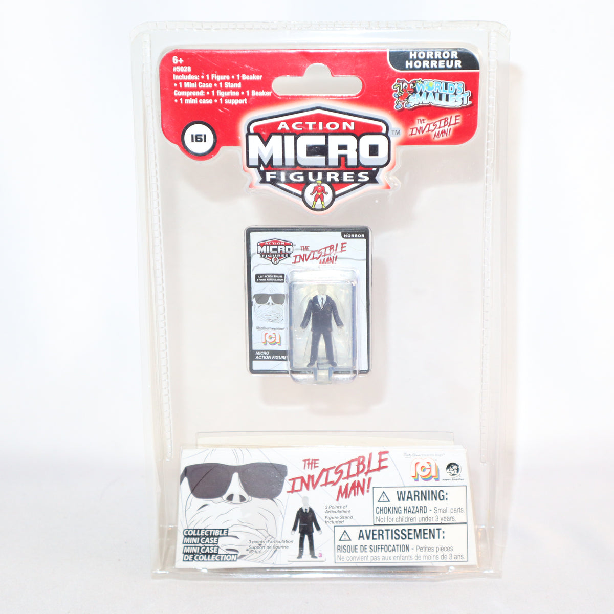 World's Smallest Micro Figures Horror the Invisible Man – geekedouttoys