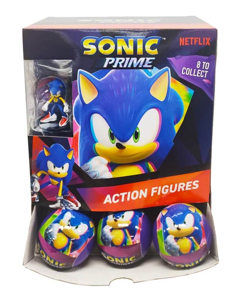 Sonic Prime Netflix Action Figure : Lot of 6 Sealed Blind Globes