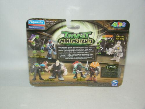 Teenage Mutant Ninja Turtles TMNT (2007) Mini Mutants Leonardo vs. Hun  Figure 2-Pack 