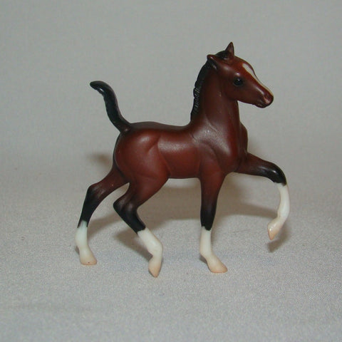 Breyer Stablemates Trotting Foal Bay Horse