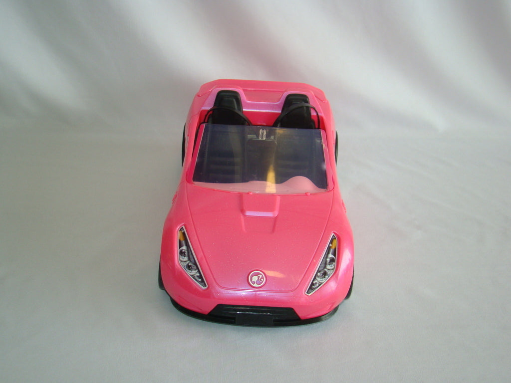 Barbie Glam Pink Convertible Car geekedouttoys