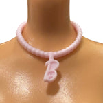 Barbie Light Pink “ B “ Logo Necklace