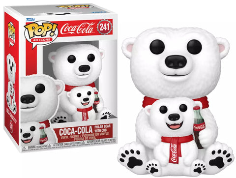 Funko Pop! Coca-Cola Polar Bear w/ Cub #241