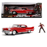 Hollywood Rides Freddy Krueger & 1958 Cadillac 1:24