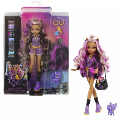 Monster High Clawdeen Wolf w/ Crescent Pet