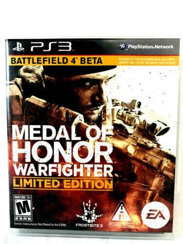 PS3 Medal of Honor Warfighter Limited Edition