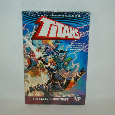 DC Universe Rebirth Titans the Lazarus Contract hardcover graphic novel