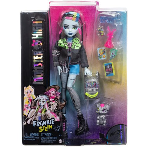 Monster High Frankie Stein w/ Watzie Pet