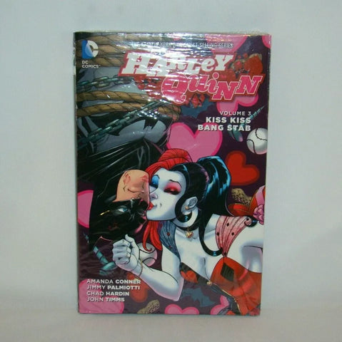 DC Comics Harley Quinn Vol. 3 Kiss Kiss Bang Stab hardcover graphic novel