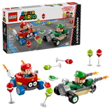 Lego Mario Kart Baby Mario vs Baby Luigi