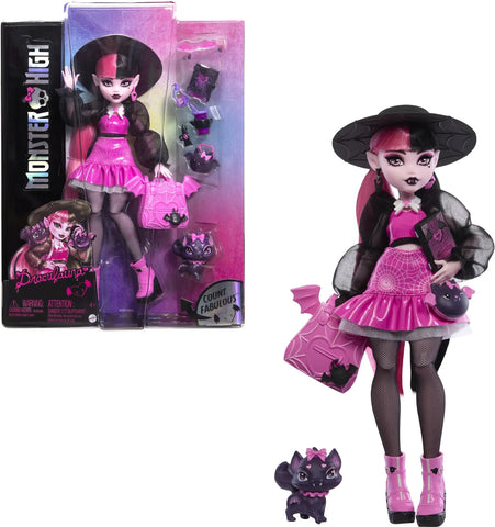 Monster High Draculaura w/ Count Fabulous Pet