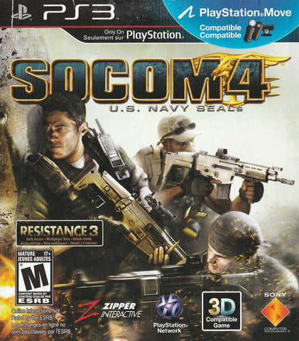 PS3 Socom 4 U.S. Navy Seals