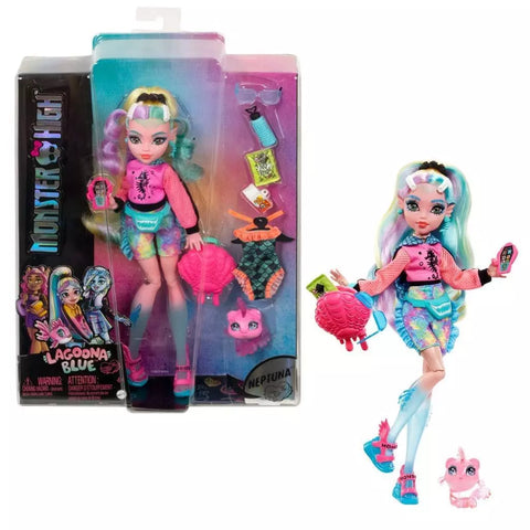 Monster High Lagoona Blue w/ Neptuna Pet