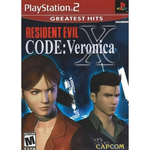 PS2 Resident Evil Code: Veronica X