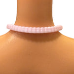 Barbie Light Pink “ B “ Logo Necklace