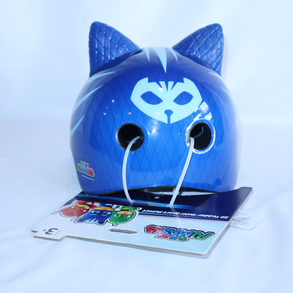 bell pj masks catboy mask bike helmet PJ Masks 3D Toddler Multi-Sport Catboy Helmet – geekedouttoys
