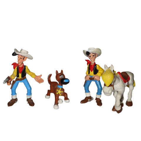 Schleich Lucky Luke, Jolly Jumper & Rantanplan