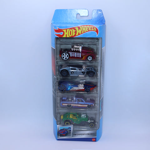 Hot Wheels Exposed Engines 5 Pack
