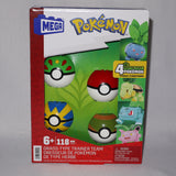 Mega Construx Pokemon Grass-Type Trainer Team