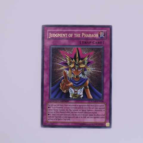 Yu-Gi-Oh! Limited Edition Judgment of the Pharaoh card