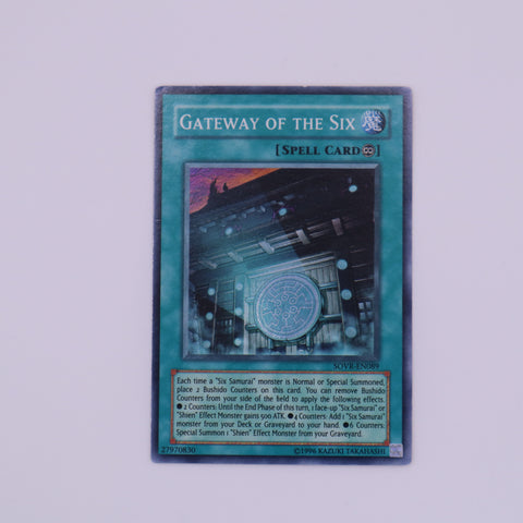 Yu-Gi-Oh! Gateway of the Six card