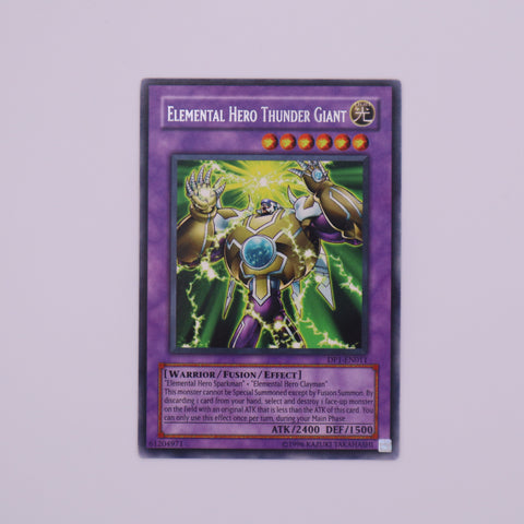 Yu-Gi-Oh! Elemental Hero Thunder Giant card