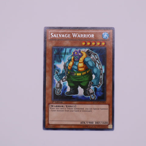 Yu-Gi-Oh! 1st Edition Salvage Warrior card