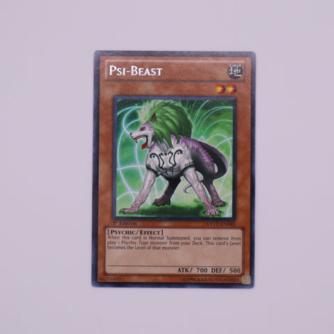 Yu-Gi-Oh! 1st Edition Psi-Beast card
