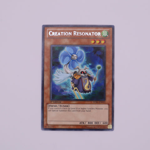 Yu-Gi-Oh! 1st Edition Creation Resonator card