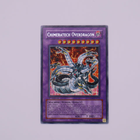 Yu-Gi-Oh! 1st Edition Chimeratech Overdragon card