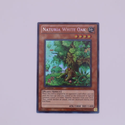 Yu-Gi-Oh! 1st Edition Naturia White Oak card