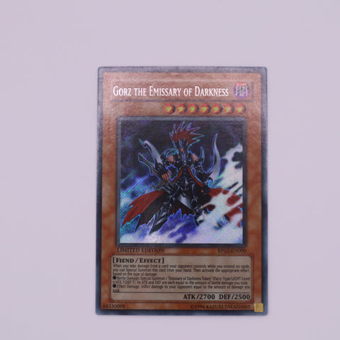 Yu-Gi-Oh! Limited Edition Gorz the Emissary of Darkness card