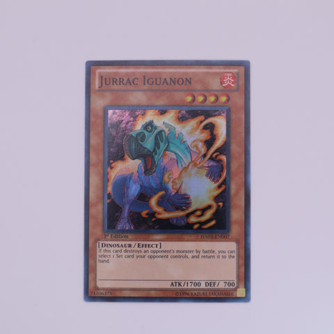 Yu-Gi-Oh! 1st Edition Jurrac Iguanon card