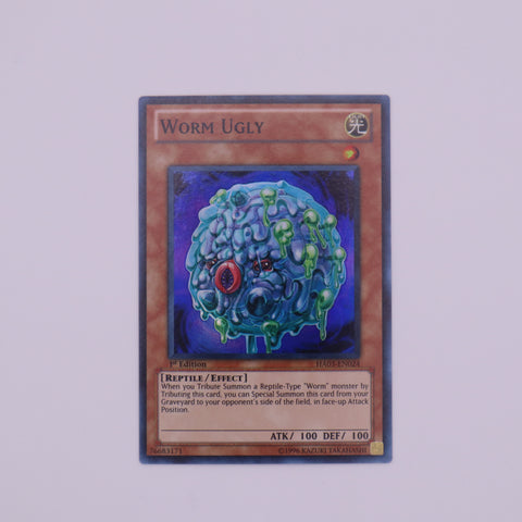 Yu-Gi-Oh! 1st Edition Worm Ugly card