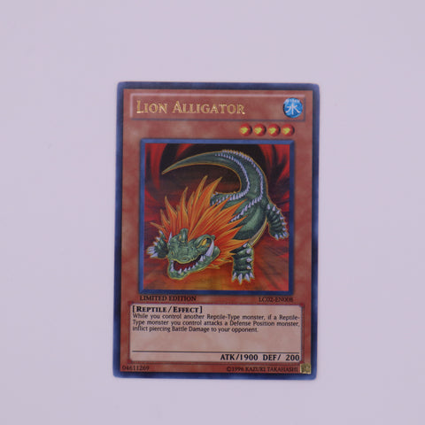 Yu-Gi-Oh! Limited Edition Lion Alligator card