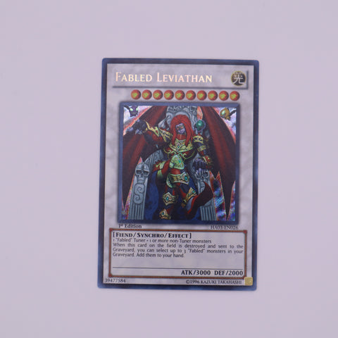 Yu-Gi-Oh! 1st Edition Fabled Leviathan card