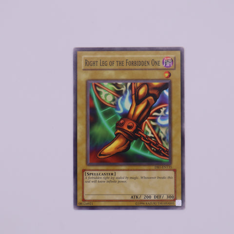 Yu-Gi-Oh! Right Leg of the Forbidden One card