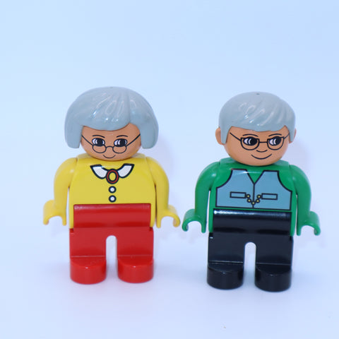Lego Duplo Grandpa & Grandma minifigures