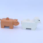 Lego Duplo Sheep & Pig minifigures