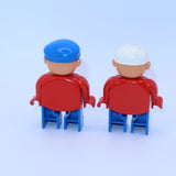 Lego Duplo 2 Construction Worker Men minifigures