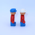 Lego Duplo 2 Construction Worker Men minifigures