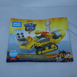 Mega Bloks Paw Patrol Rubble's City Construction Truck