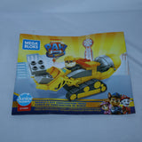 Mega Bloks Paw Patrol Rubble's City Construction Truck