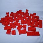 Lego Duplo Lot of 52 Red Blocks