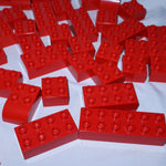 Lego Duplo Lot of 52 Red Blocks