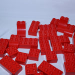 Lego Duplo Lot of 52 Red Blocks