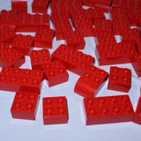 Lego Duplo Lot of 52 Red Blocks